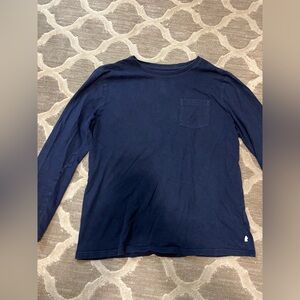 Gap navy blue pocket long sleeve kids extra large